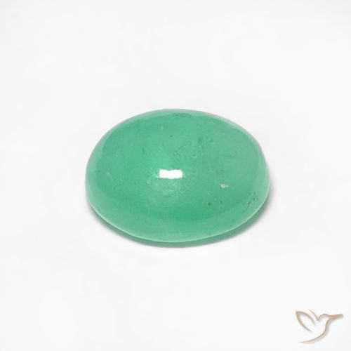 Esmeralda Luz verde Natural 0.44ct, oval, Translúcido