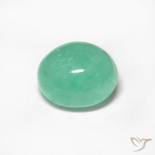 0.51ct Natural Luz verde Esmeralda, oval, Translúcido