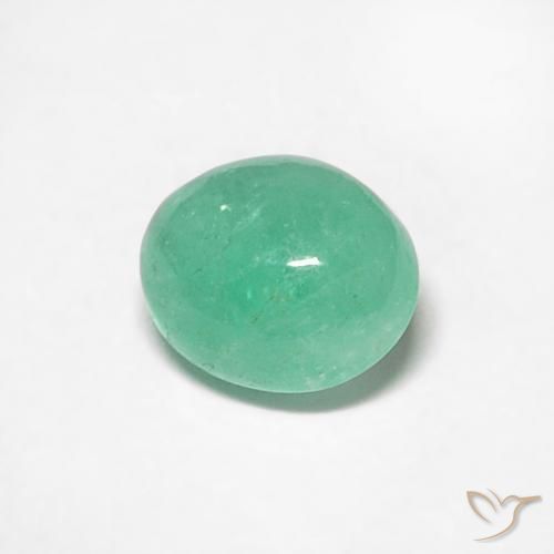Esmeralda Luz verde Natural 0.51ct, oval, Translúcido
