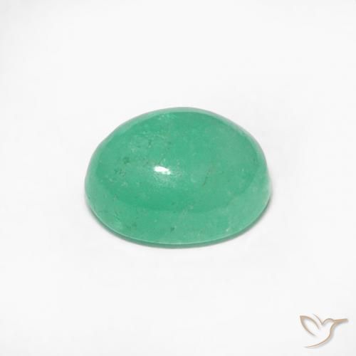 Esmeralda Luz verde Natural 0.51ct, oval, Translúcido