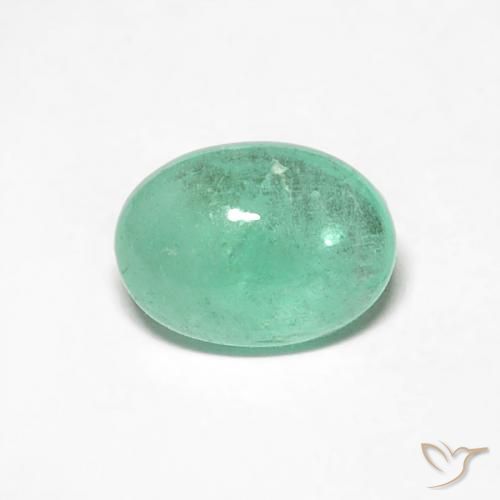 0.55ct Natural verde pistache Esmeralda, oval, Translúcido