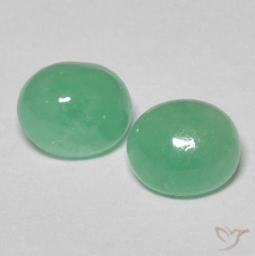 1.64ctw Natural verde pistache Esmeralda, oval, Translúcido