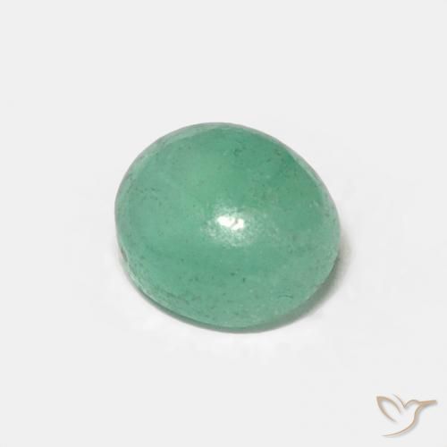 Esmeralda Luz verde Natural 0.83ct, oval, Translúcido