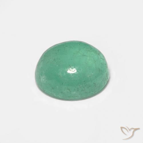 Esmeralda Luz verde Natural 0.83ct, oval, Translúcido
