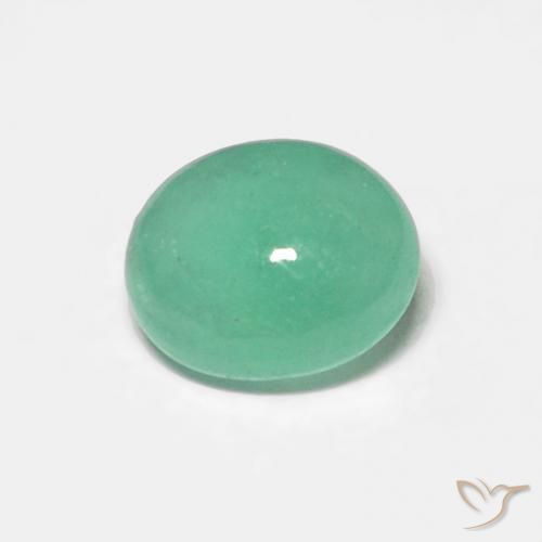 0.42ct Natural Luz verde Esmeralda, oval, Translúcido