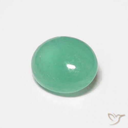 Esmeralda Luz verde Natural 0.42ct, oval, Translúcido