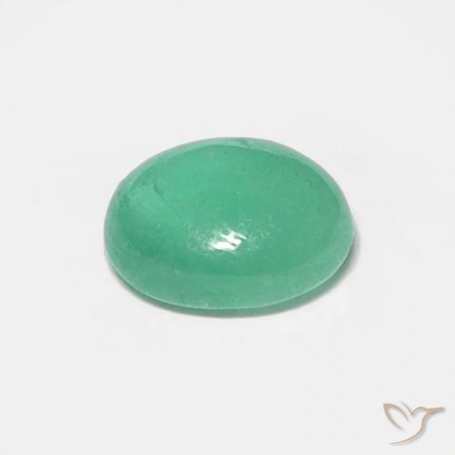 Esmeralda Luz verde Natural 0.42ct, oval, Translúcido