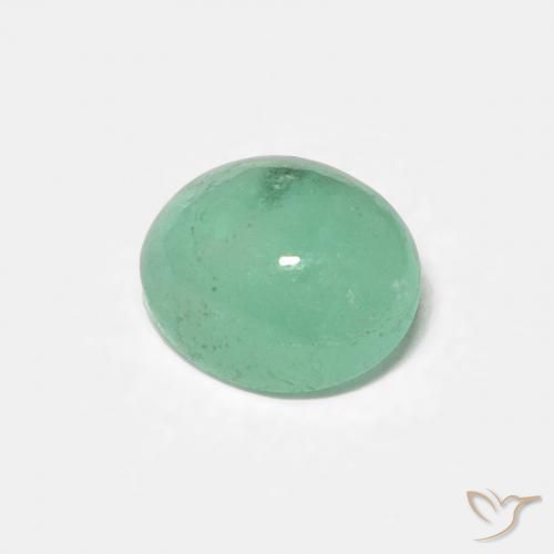 Esmeralda Verde claro Natural 0.45ct, oval, Translúcido