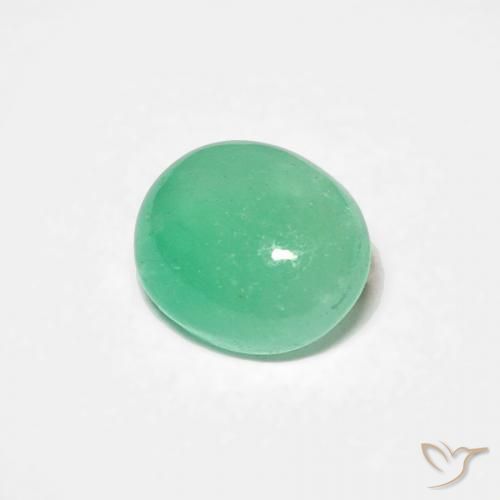 Esmeralda Luz verde Natural 0.54ct, oval, Translúcido