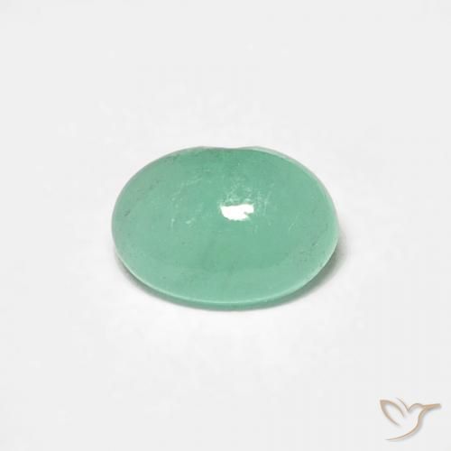 0.37ct Natural Verde claro Esmeralda, oval, Translúcido