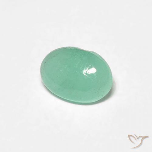 Esmeralda Verde claro Natural 0.37ct, oval, Translúcido