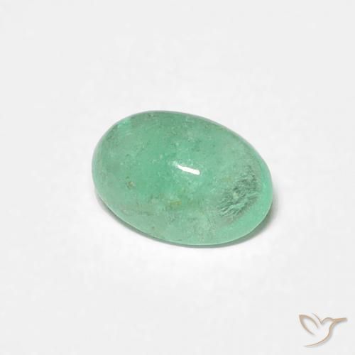 Esmeralda Verde claro Natural 0.39ct, oval, Translúcido