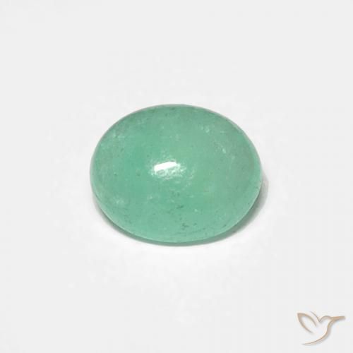 0.43ct Natural Luz verde Esmeralda, oval, Translúcido
