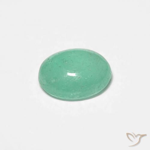 Esmeralda Luz verde Natural 0.43ct, oval, Translúcido