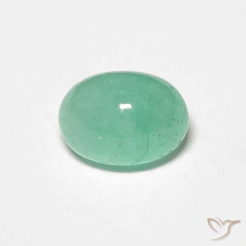 0.65ct Natural Luz verde Esmeralda, oval, Translúcido