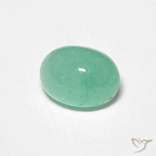 Esmeralda Luz verde Natural 0.65ct, oval, Translúcido