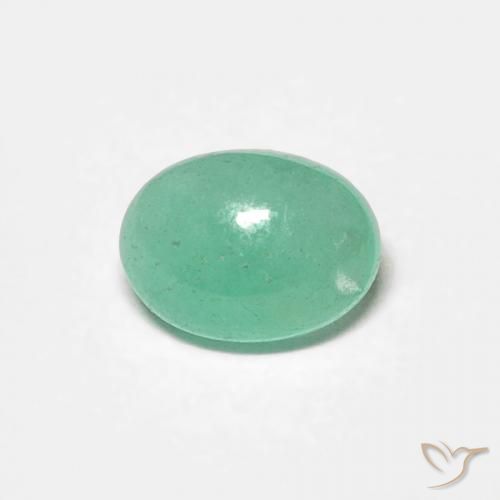 0.52ct Natural Luz verde Esmeralda, oval, Translúcido