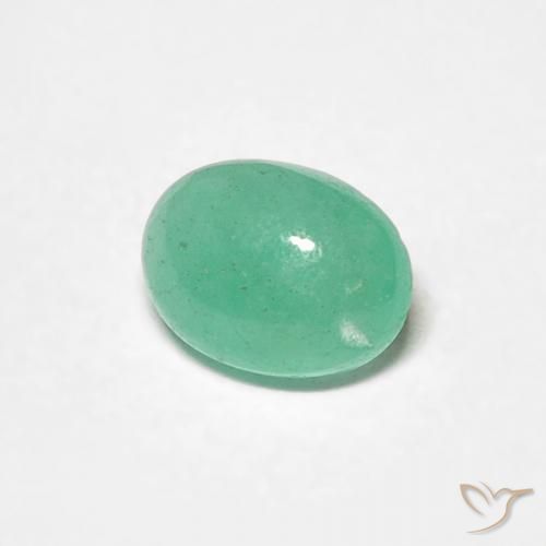Esmeralda Luz verde Natural 0.52ct, oval, Translúcido
