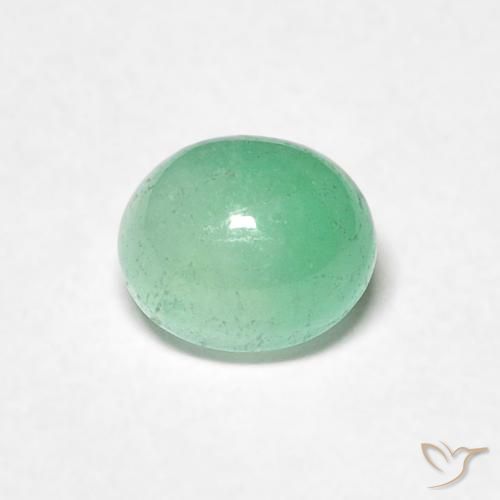 0.73ct Natural Luz verde Esmeralda, oval, Translúcido