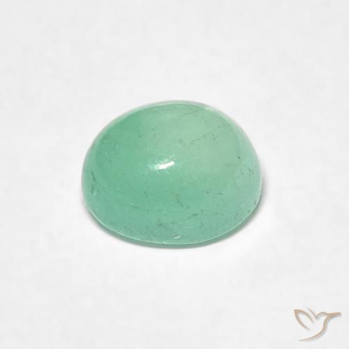 Esmeralda Luz verde Natural 0.73ct, oval, Translúcido
