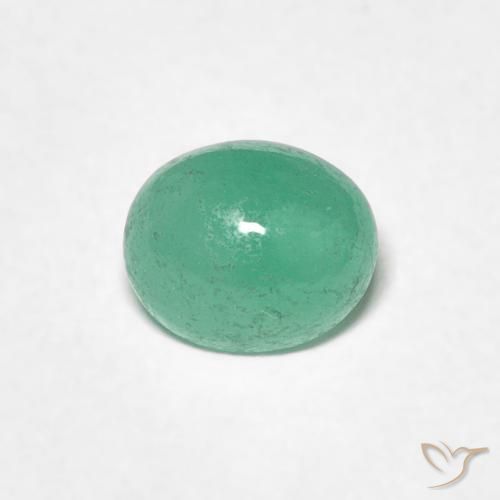 0.73ct Natural Luz verde Esmeralda, oval, Translúcido