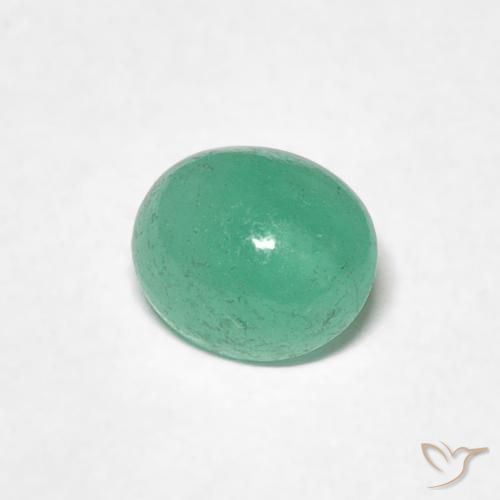 Esmeralda Luz verde Natural 0.73ct, oval, Translúcido
