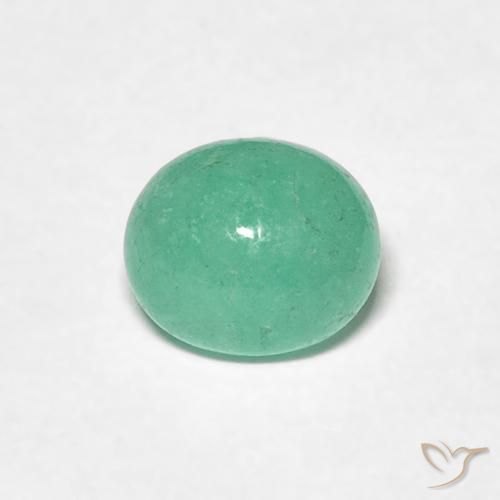 0.94ct Natural Verde claro Esmeralda, oval, Translúcido
