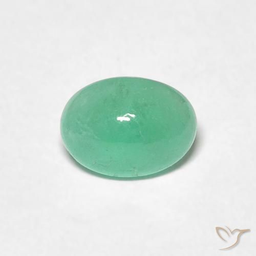 0.71ct Natural Luz verde Esmeralda, oval, Translúcido