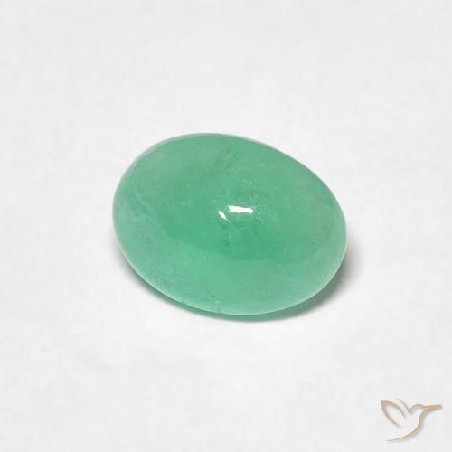 Esmeralda Luz verde Natural 0.71ct, oval, Translúcido