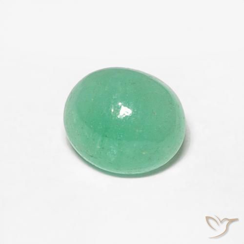 Esmeralda verde pistache Natural 0.72ct, oval, Translúcido