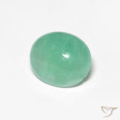 Esmeralda Verde claro Natural 0.94ct, oval, Translúcido
