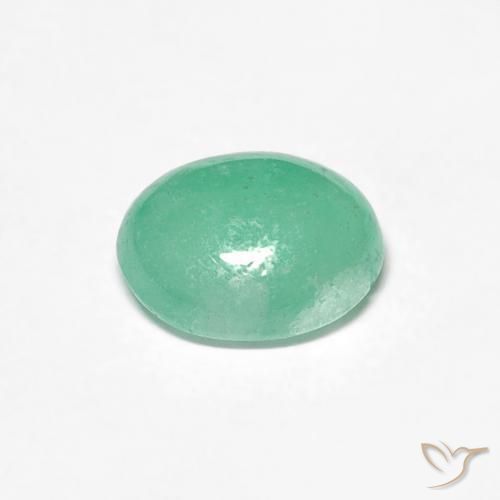 Esmeralda Verde claro Natural 0.94ct, oval, Translúcido