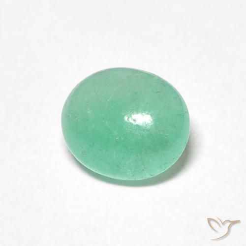 Esmeralda Luz verde Natural 0.71ct, oval, Translúcido