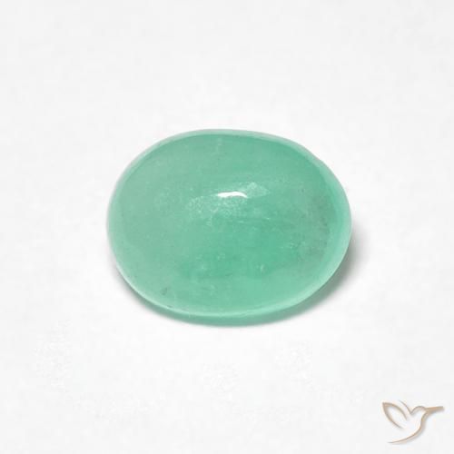 0.71ct Natural Luz verde Esmeralda, oval, Translúcido