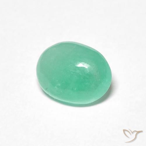 Esmeralda Luz verde Natural 0.71ct, oval, Translúcido