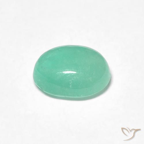 Esmeralda Luz verde Natural 0.71ct, oval, Translúcido