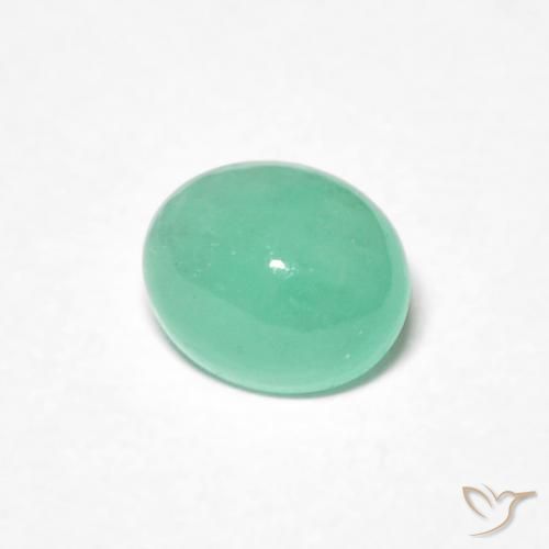 Esmeralda verde pistache Natural 0.64ct, oval, Translúcido