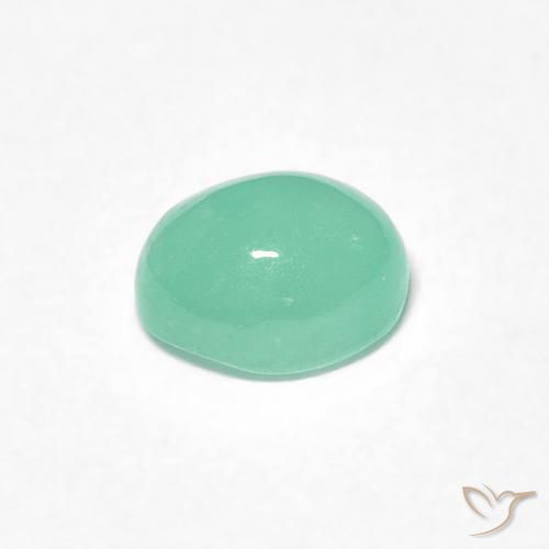 Esmeralda verde pistache Natural 0.64ct, oval, Translúcido