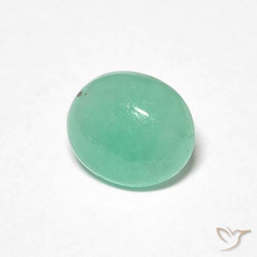 Esmeralda Verde claro Natural 0.68ct, oval, Translúcido