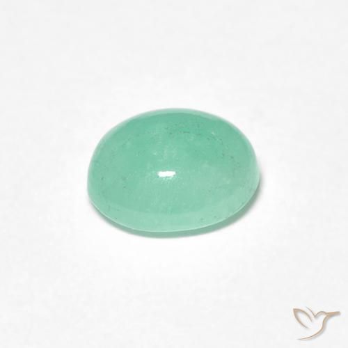 Esmeralda Verde claro Natural 0.89ct, oval, Translúcido