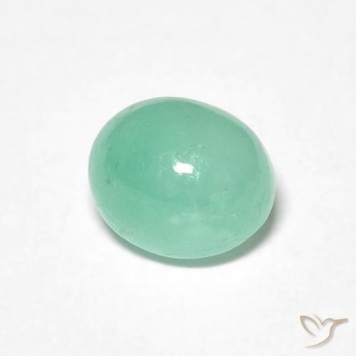 Esmeralda verde pistache Natural 0.85ct, oval, Translúcido