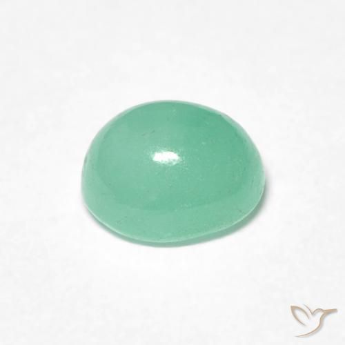 Esmeralda verde pistache Natural 0.85ct, oval, Translúcido