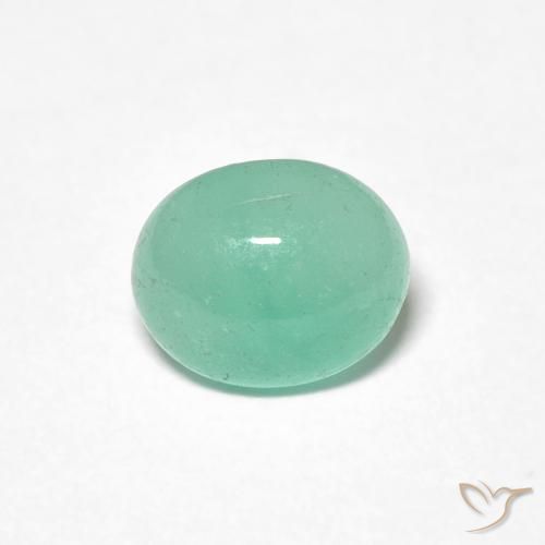 1.22ct Natural Verde claro Esmeralda, oval, Translúcido