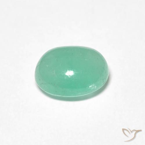 Esmeralda Verde claro Natural 1.22ct, oval, Translúcido