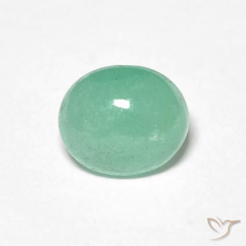 1.07ct Natural Luz verde Esmeralda, oval, Translúcido