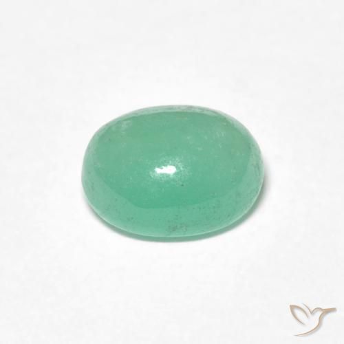 Esmeralda Luz verde Natural 1.07ct, oval, Translúcido