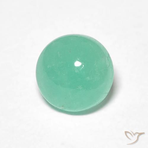 Esmeralda verde pistache Natural 0.82ct, Redondo, Translúcido
