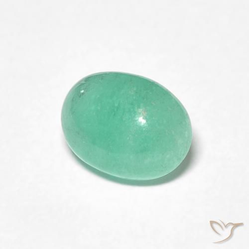 Esmeralda Azul verde Natural 0.98ct, oval, Translúcido