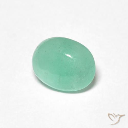 Esmeralda verde pistache Natural 0.85ct, oval, Translúcido