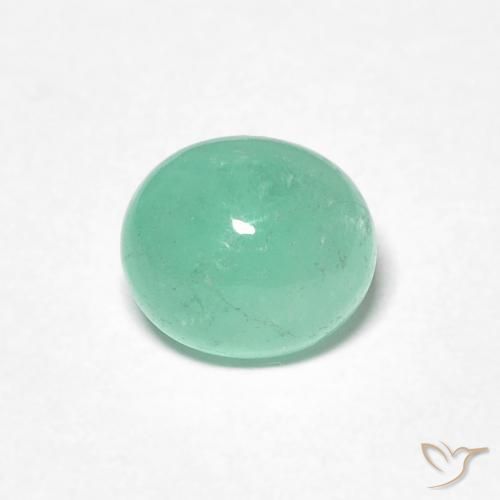 1.12ct Natural Luz verde Esmeralda, oval, Translúcido